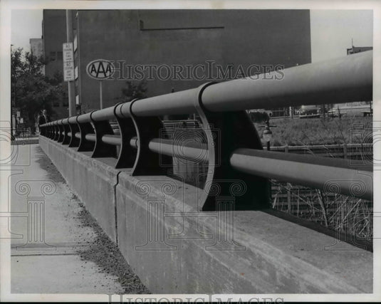 1963 Metal fencing - Historic Images