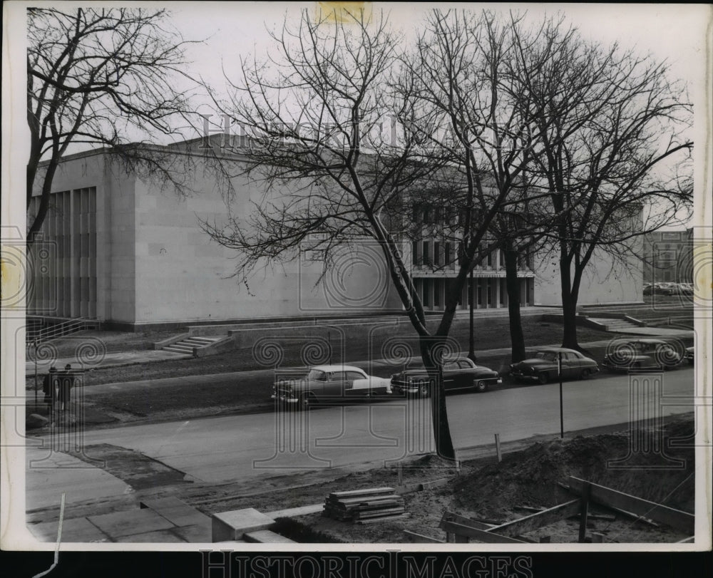 1956 Press Photo The Freiberger Library at the Western Reserve University - Historic Images