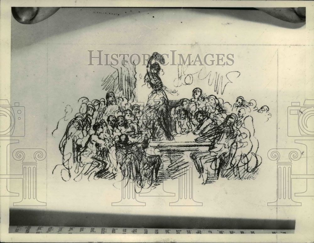 Undated Dare Drawing  - Historic Images