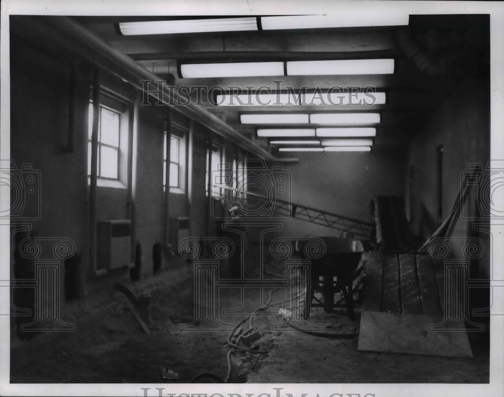 1968 Press Photo Construction at Western Reserve Univ. Claude Foster Hall-Historic Images