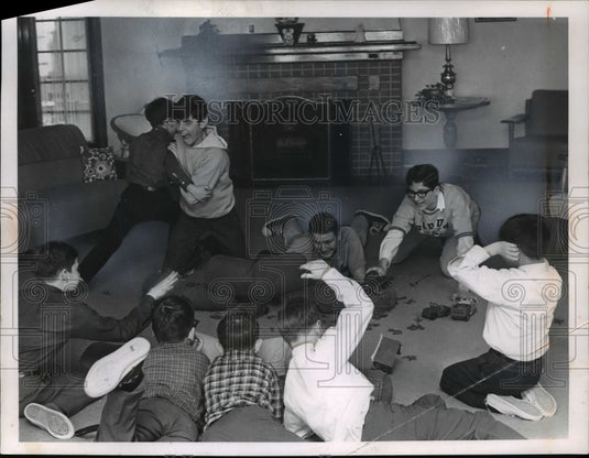 1968 Press Photo Parmadale Charities Big Brothers. - Historic Images