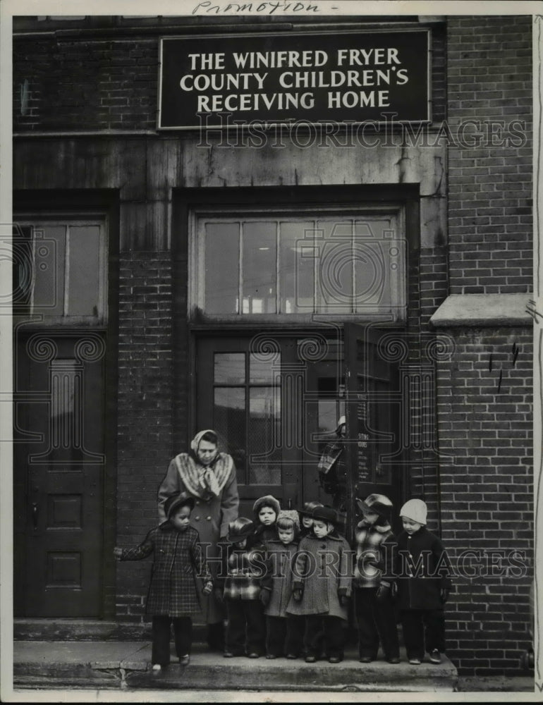 1953 Press Photo The Winifred Fryer, County Children&#39;s Receiving Home- Historic Images