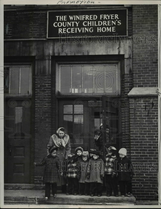 1953 Press Photo The Winifred Fryer, County Children's Receiving Home- Historic Images