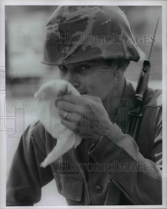 1970 Press Photo Ohio State University Riots and Demonstrations - Historic Images