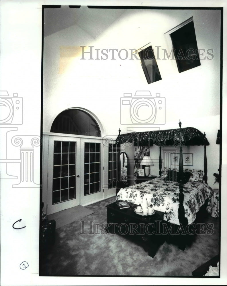 1987 Press Photo Home and Garden Flower Show 1987 model home interior-Historic Images