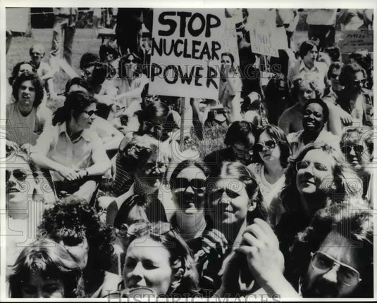 1949, Protest at Perry Atomic Power Plants - Historic Images