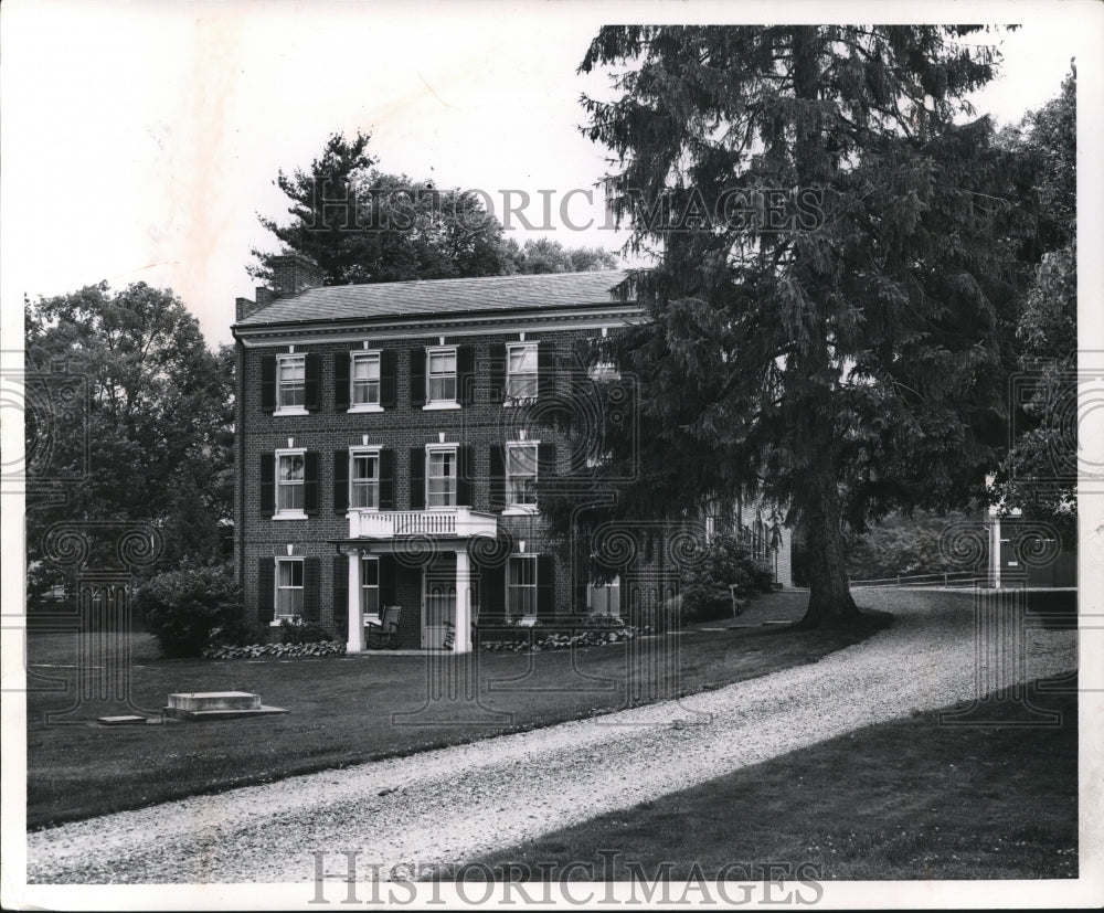 1962, Johnathan Hale Homestead in Bath Township - Historic Images