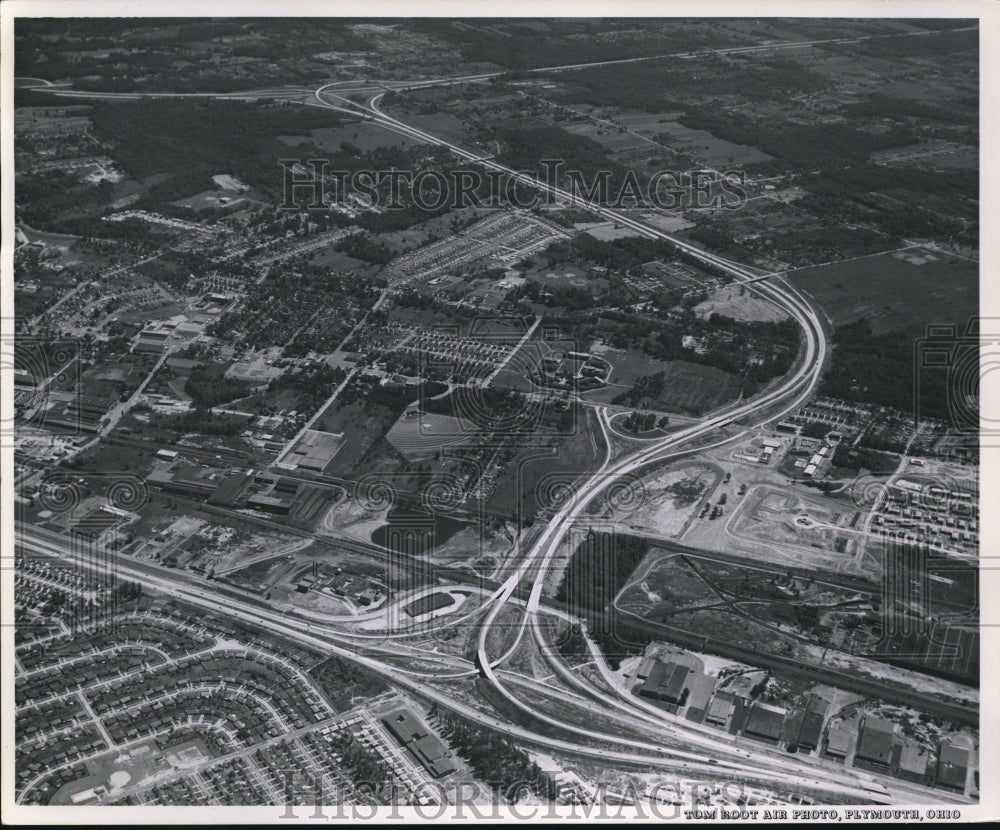 1963 Aerial View of New Lakeshore Drive - Historic Images