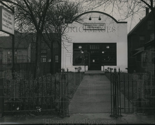 1948, Cleveland's 40 yr old Perkins Branch Library - Historic Images