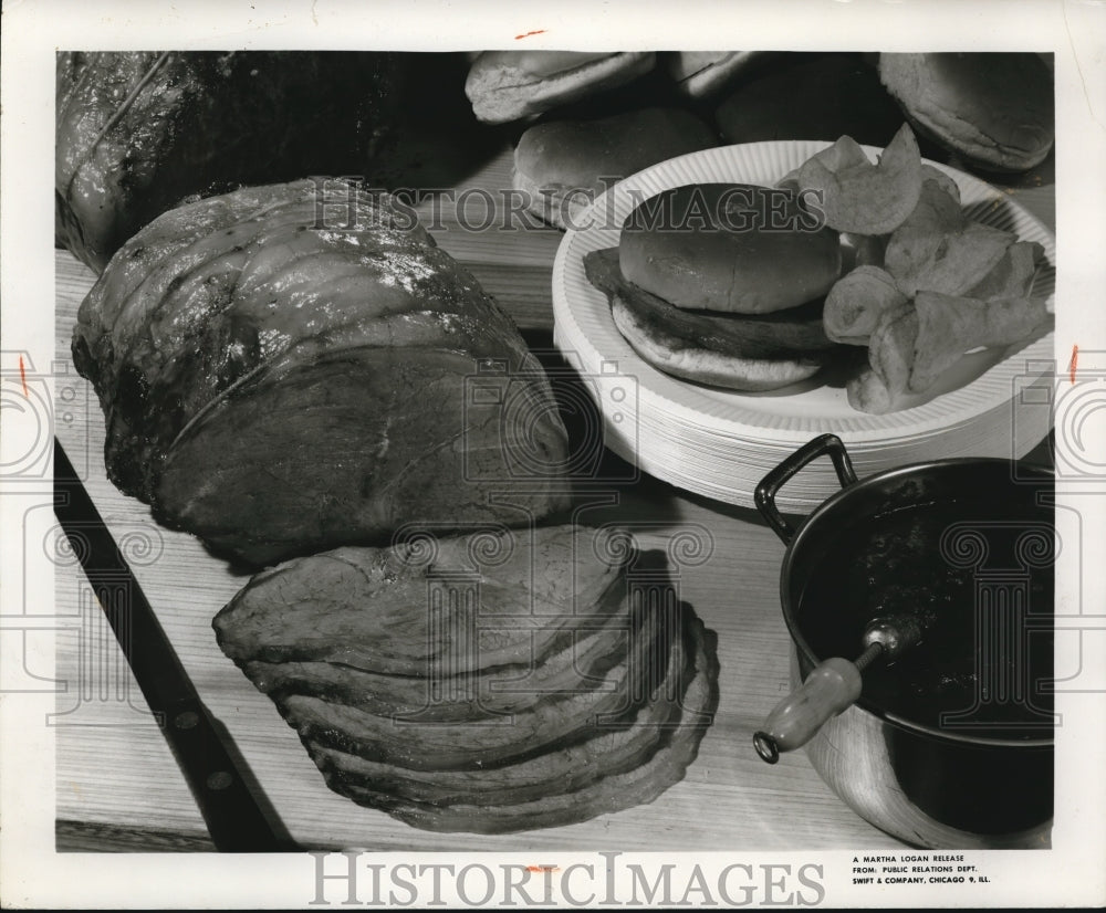 1964 Meat - Historic Images