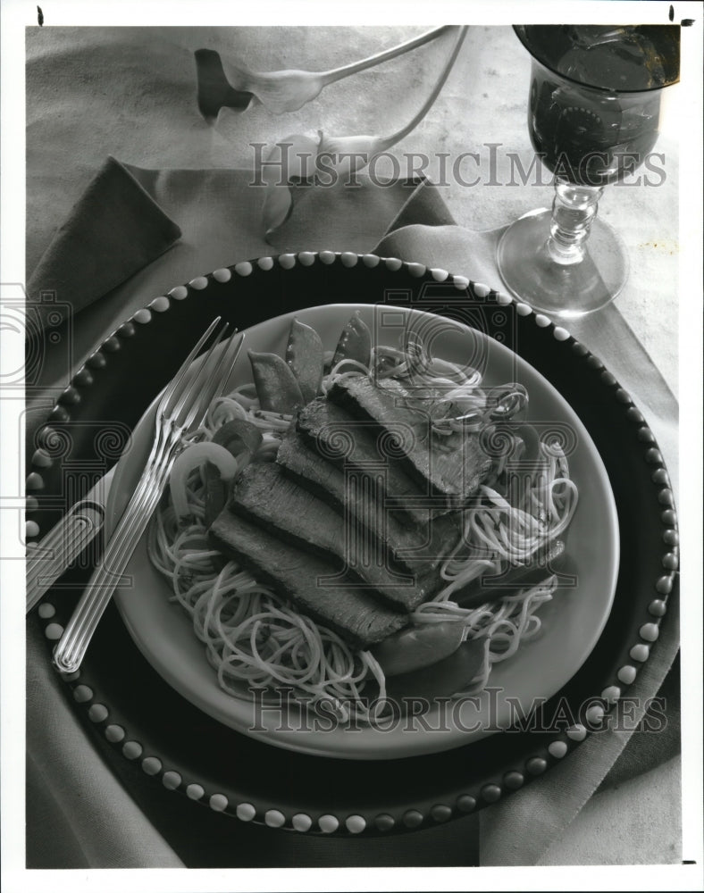 1994 Press Photo The sliced beef - cva64425 - Historic Images