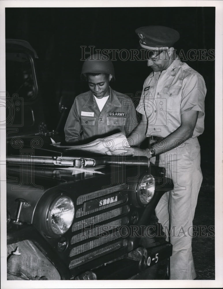 1967 Captain George Dunmore with his son, Mike  - Historic Images