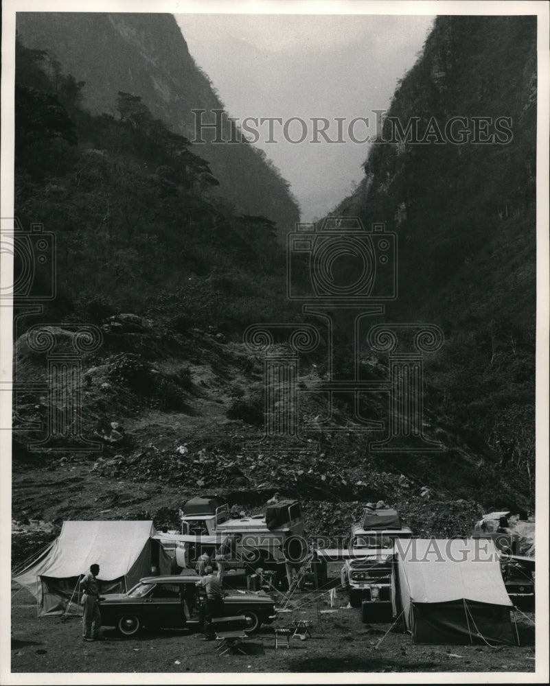 1963 Press Photo The canyon ramp in Guatemala - Historic Images