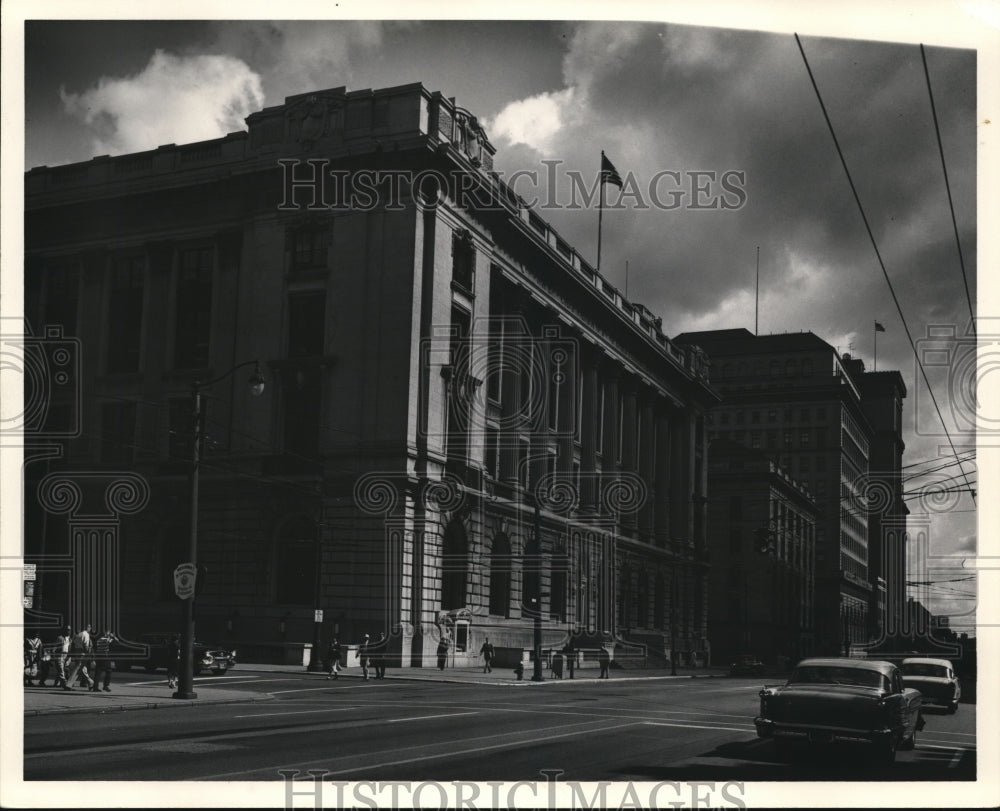 1963 Press Photo The Cleveland Public Library main building- Historic Images