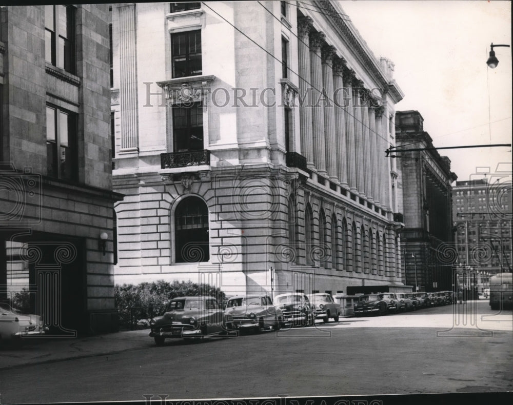 1954, The Cleveland Public Library in Eastman Park - Historic Images