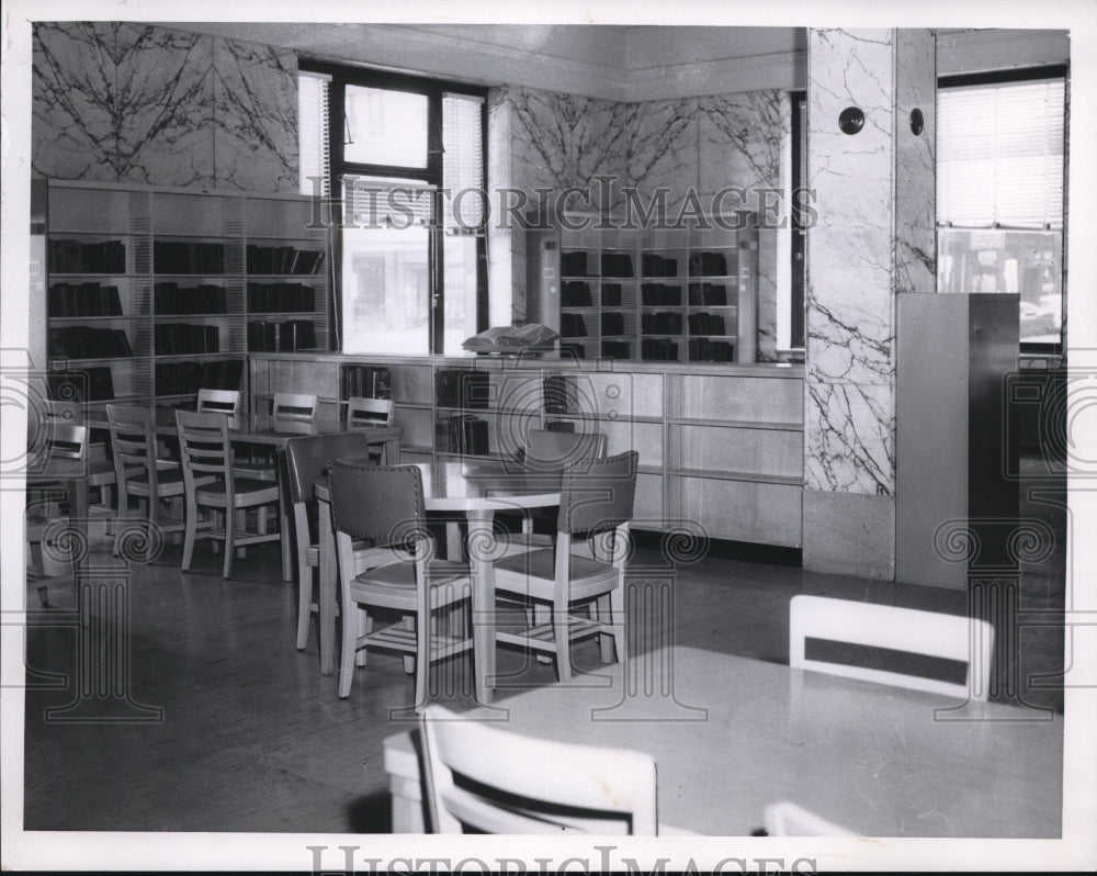 1950 Press Photo Cleveland Public Library Annex - Historic Images