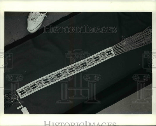 1990 Press Photo A Native American Indians Artifacts - cva64981 - Historic Images