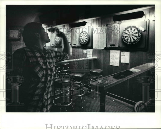 1990 Press Photo The small night club in Parma called the Cagney's - cva65168 - Historic Images