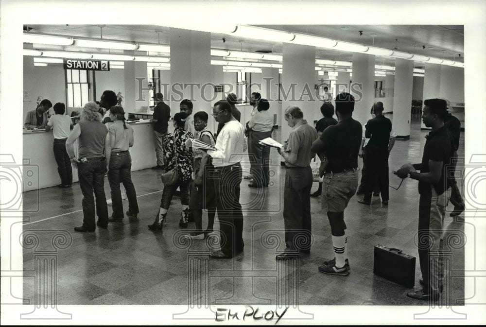 1987 Press Photo The Ohio Bureau of Employment Services - cva65206 - Historic Images