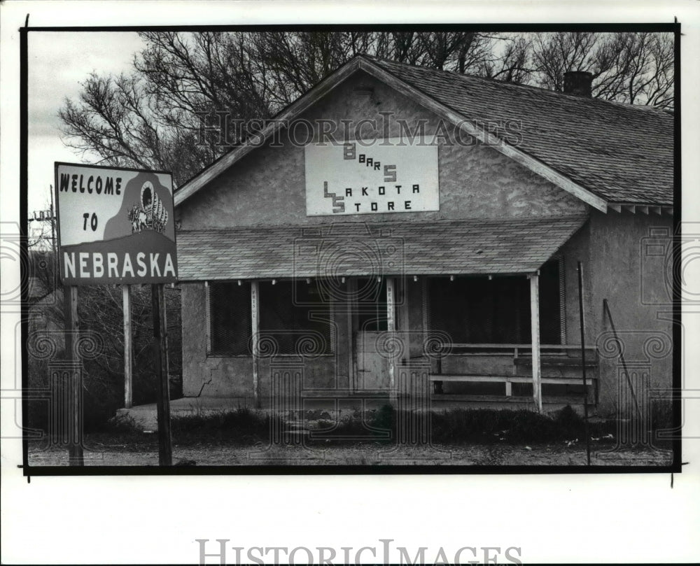 1989 Press Photo The Pine Ridge Reservation - cva65268 - Historic Images