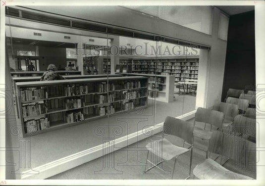 1981 Press Photo The renovation of the Jefferson Branch Public Library - Historic Images