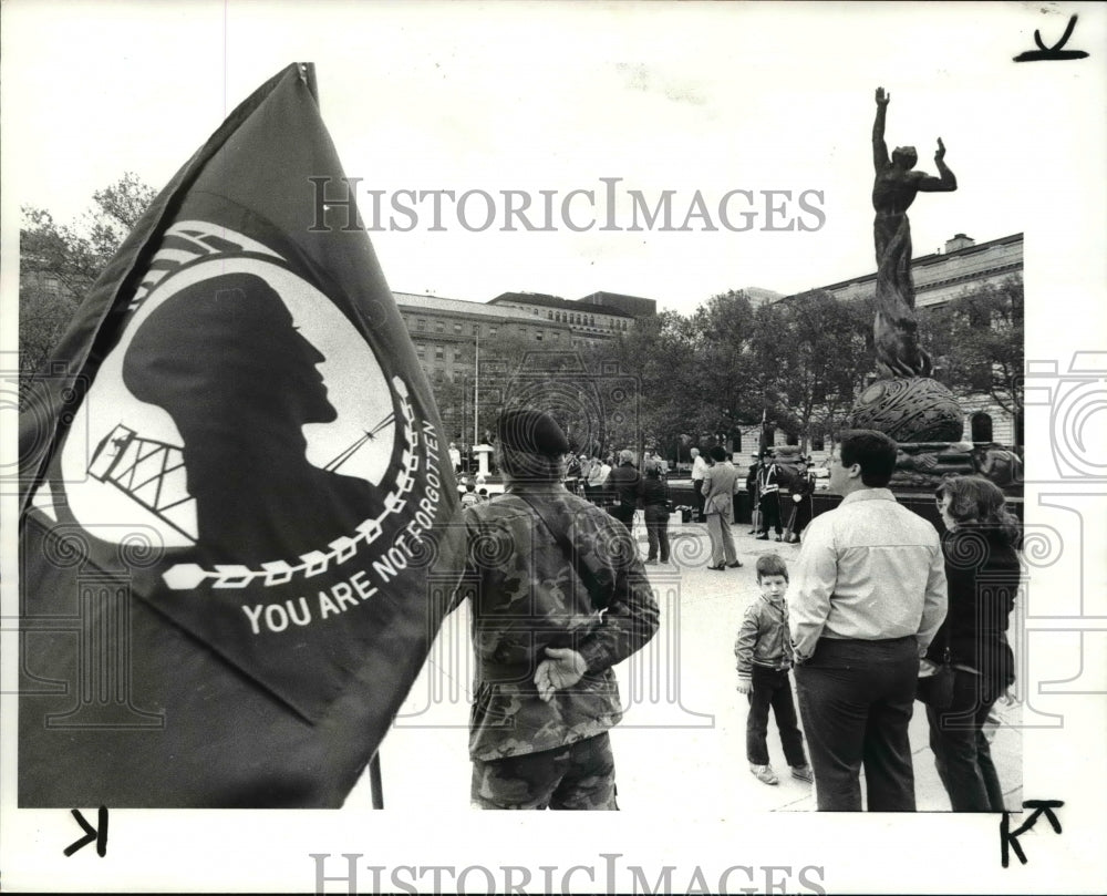 1983 Press Photo The Memorial Day ceremony - cva65610 - Historic Images