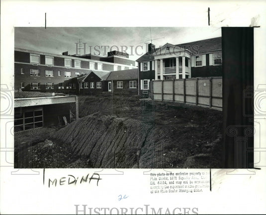 1988 Press Photo Widner House part of the Medina Hosp. in the way of prograss - Historic Images