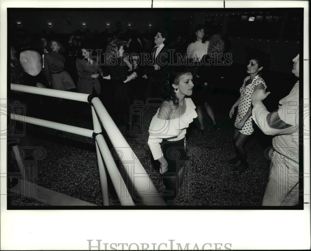 1991, People having fun at the Impact Disco Night Club. - cva65714 - Historic Images