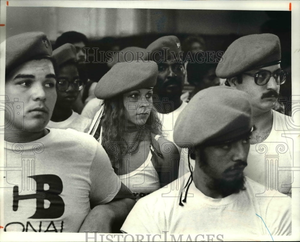 1981 Press Photo Guardian Angels graduate Dennie Allen from Cleveland - Historic Images