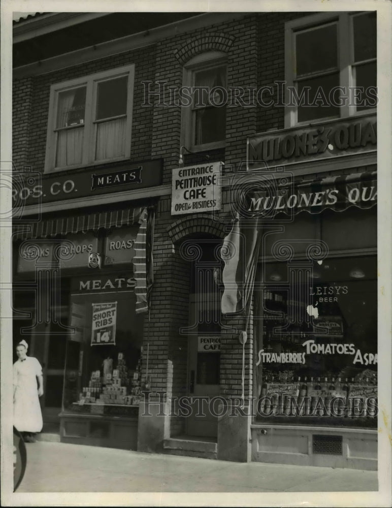 1938 Press Photo Penthouse Cafe on Fairmount Rd - cva66109 - Historic Images