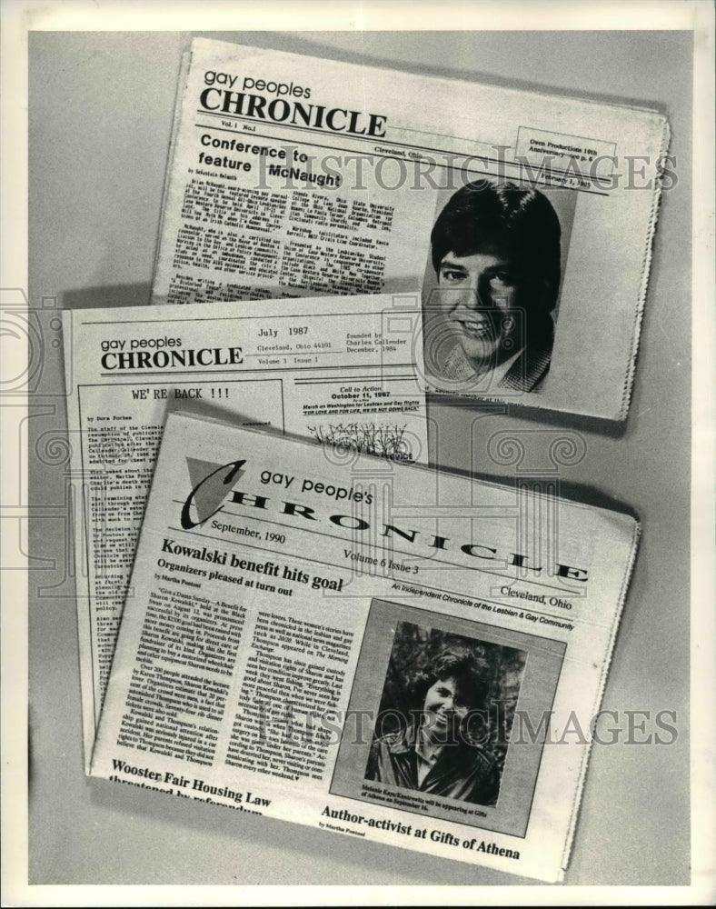 1990 Press Photo Gay People&#39;s Chronicle - cva66214 - Historic Images