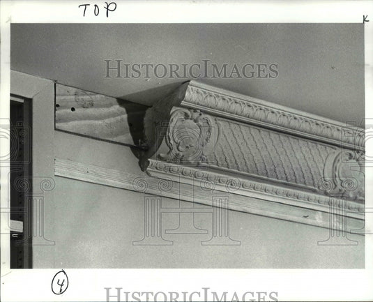 1986 Press Photo Decorative Molding - cva66346 - Historic Images