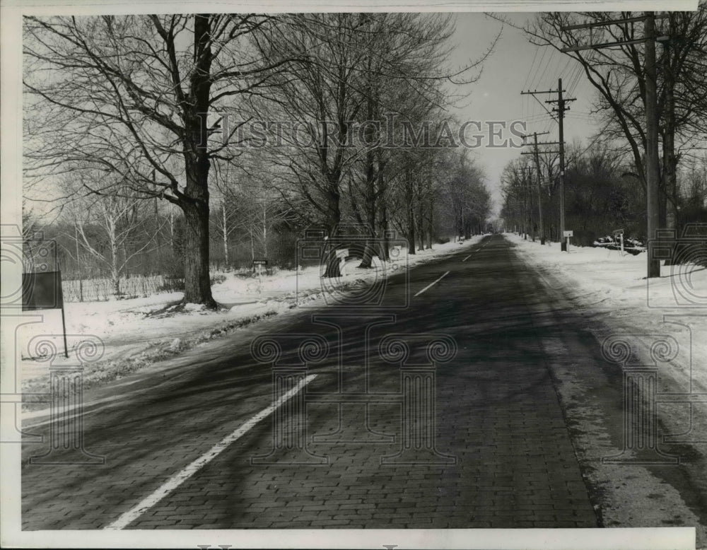 1940 Press Photo Highways Looking west from 30944 West Lake Rd.- Historic Images