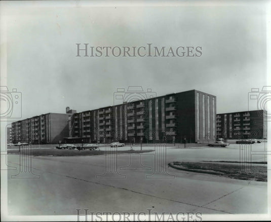 1970 Press Photo Richmond Park Apartments Cleveland-Historic Images