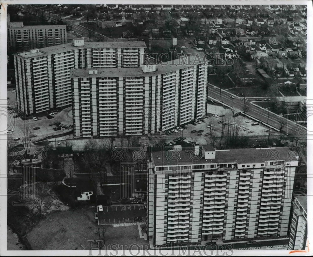 1969 Press Photo The Euclids Silver Coast&#39;s apartments - Historic Images