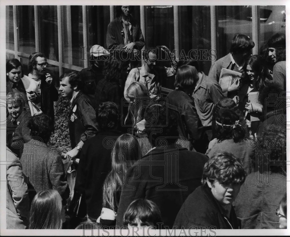 1971, Kent State University Memorial - Historic Images