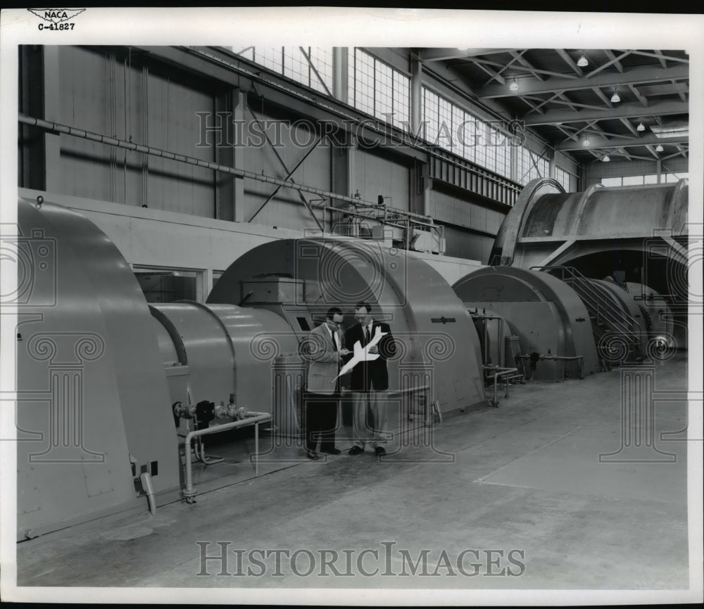 1956 Press Photo Lewis Flight Propulsion Laboratory, Cleveland - Historic Images