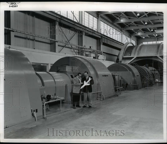 1956 Press Photo Lewis Flight Propulsion Laboratory, Cleveland - Historic Images
