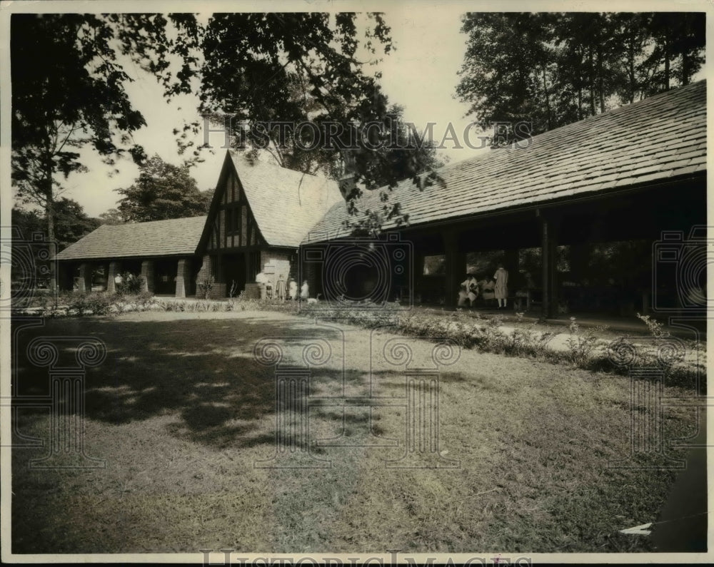 1928 Press Photo New Gordon Park Shelter House - Historic Images