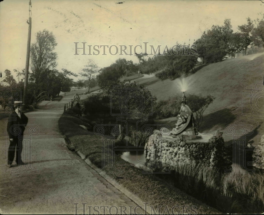 1923 Press Photo Willard Park - Historic Images