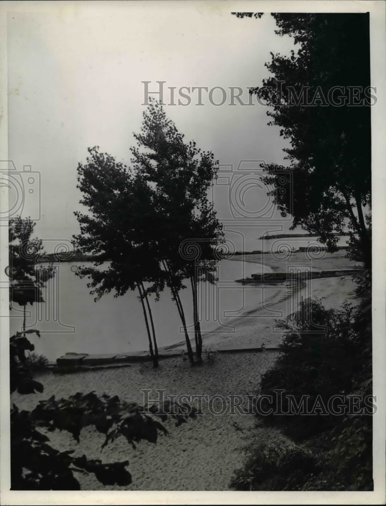 1939 Press Photo Hurlington Park Beach - Historic Images