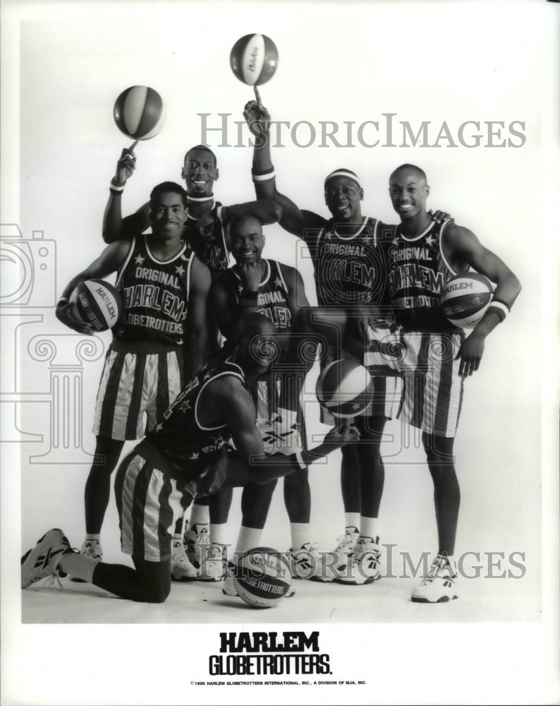 1995 Press Photo Harlem Globetrotters - Historic Images
