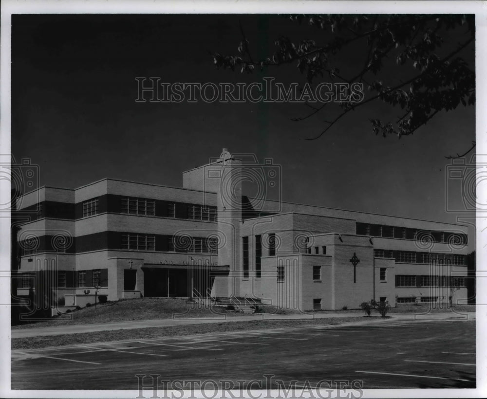 1962 Press Photo The Holy Family Cancer Hospital Home - Historic Images