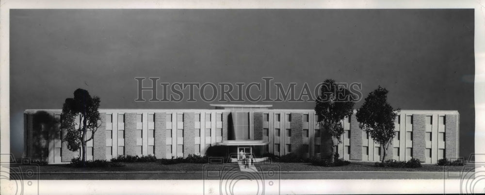 1961, The proposed men&#39;s dormitory in Oberlin College - Historic Images