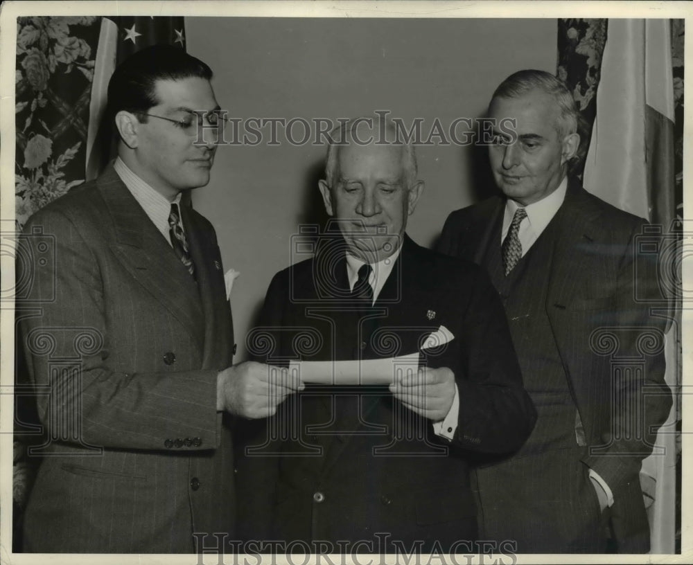 1942, Mr Milton Danus, Norman Davis &amp; Guy Emerson, American Red Cross - Historic Images