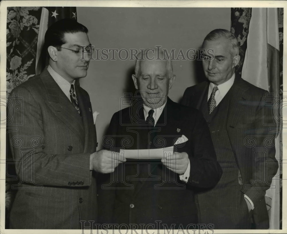 1942, Mr Milton Danus, Norman Davis & Guy Emerson, American Red Cross - Historic Images