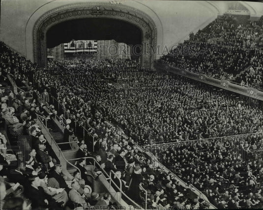 1924 Press Photo Cleveland Public Hall during G.O.P Convention in 1924 - Historic Images