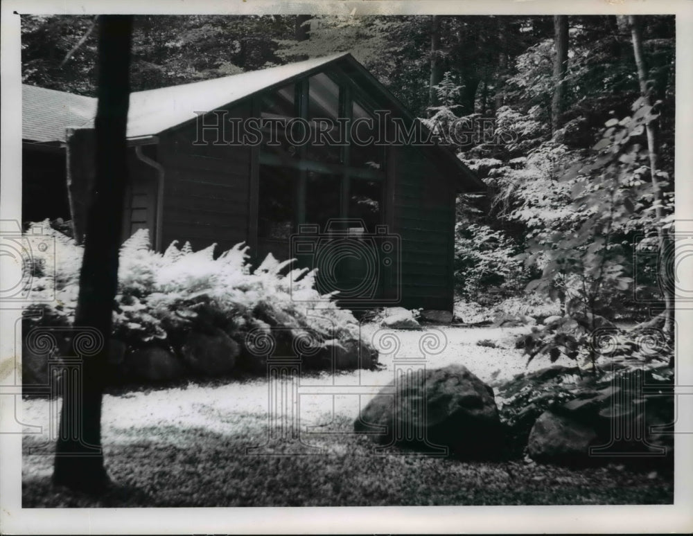 1962 Press Photo Trailside Museum North Chagrin Metro Park- Historic Images