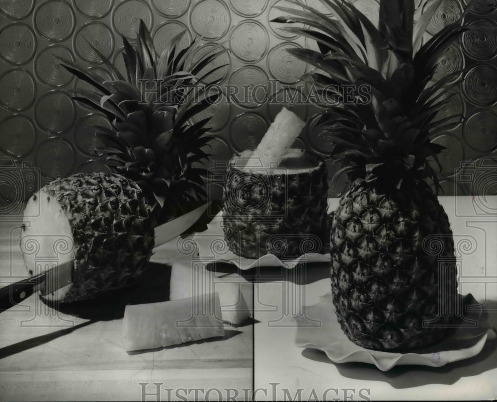 1968 Press Photo Pineapple - Historic Images