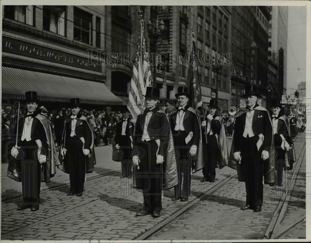 1940 Press Photo St. Patrick&#39;s Day Parade - Historic Images